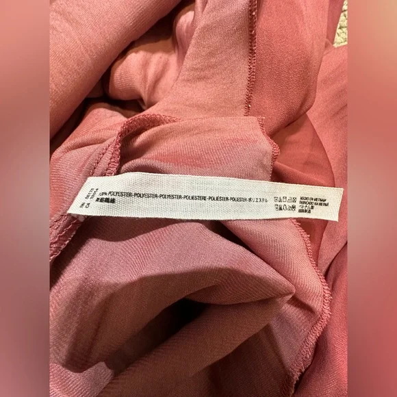 Intimately Free People Pink Ultra High Waisted Wide Leg Dressy Pants Size Medium - Picture 9 of 9